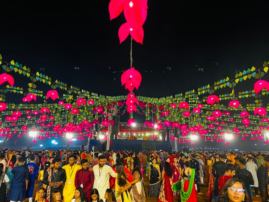 Garba night performance